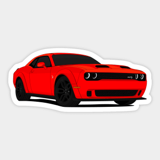 HELLCAT RED Sticker